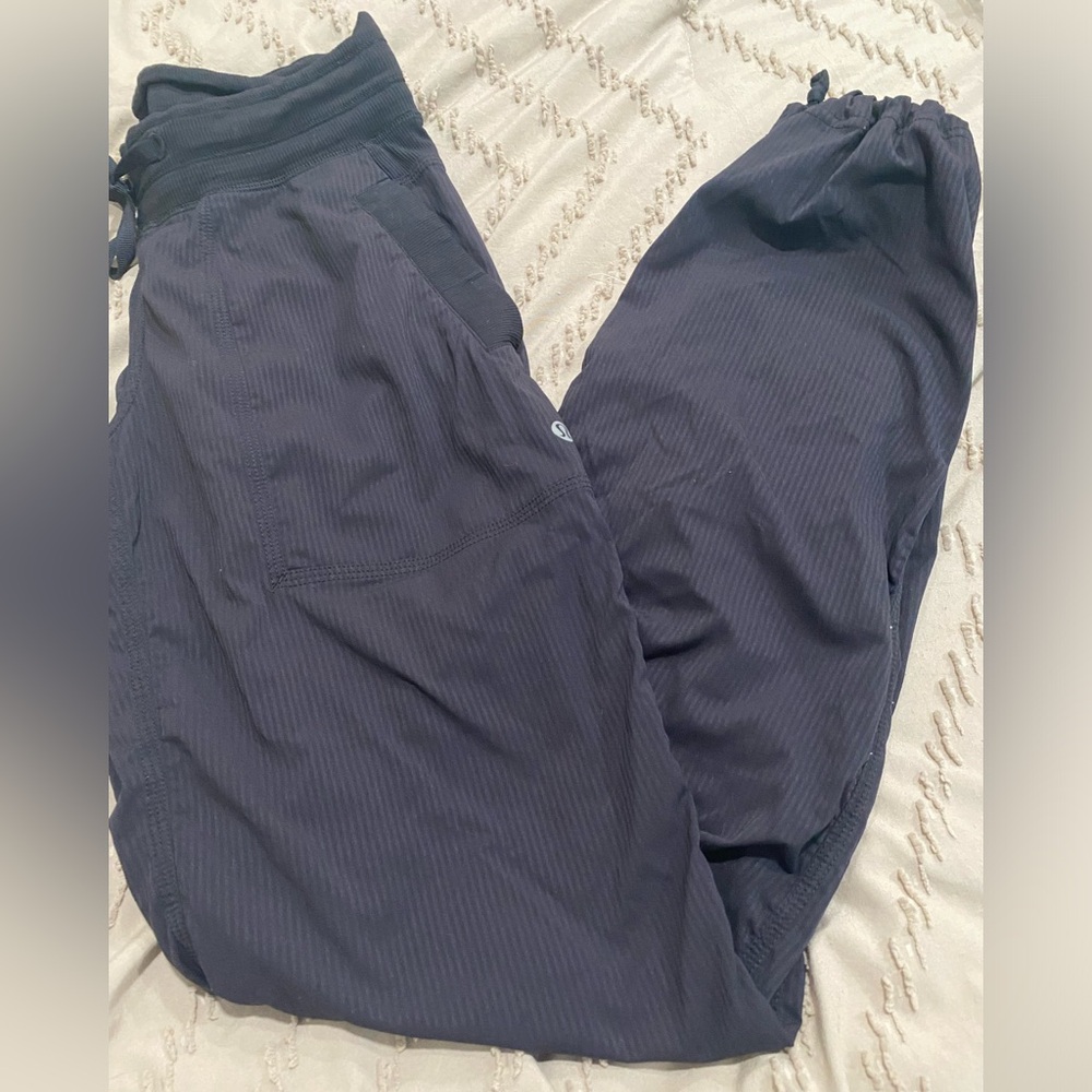 Lululemon black dance studio mid rise long pant